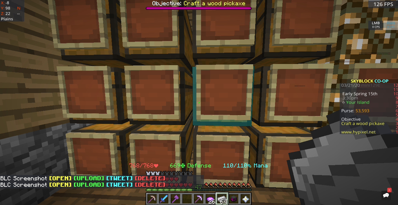 Why i can't to place an item to item frame | Hypixel Forums