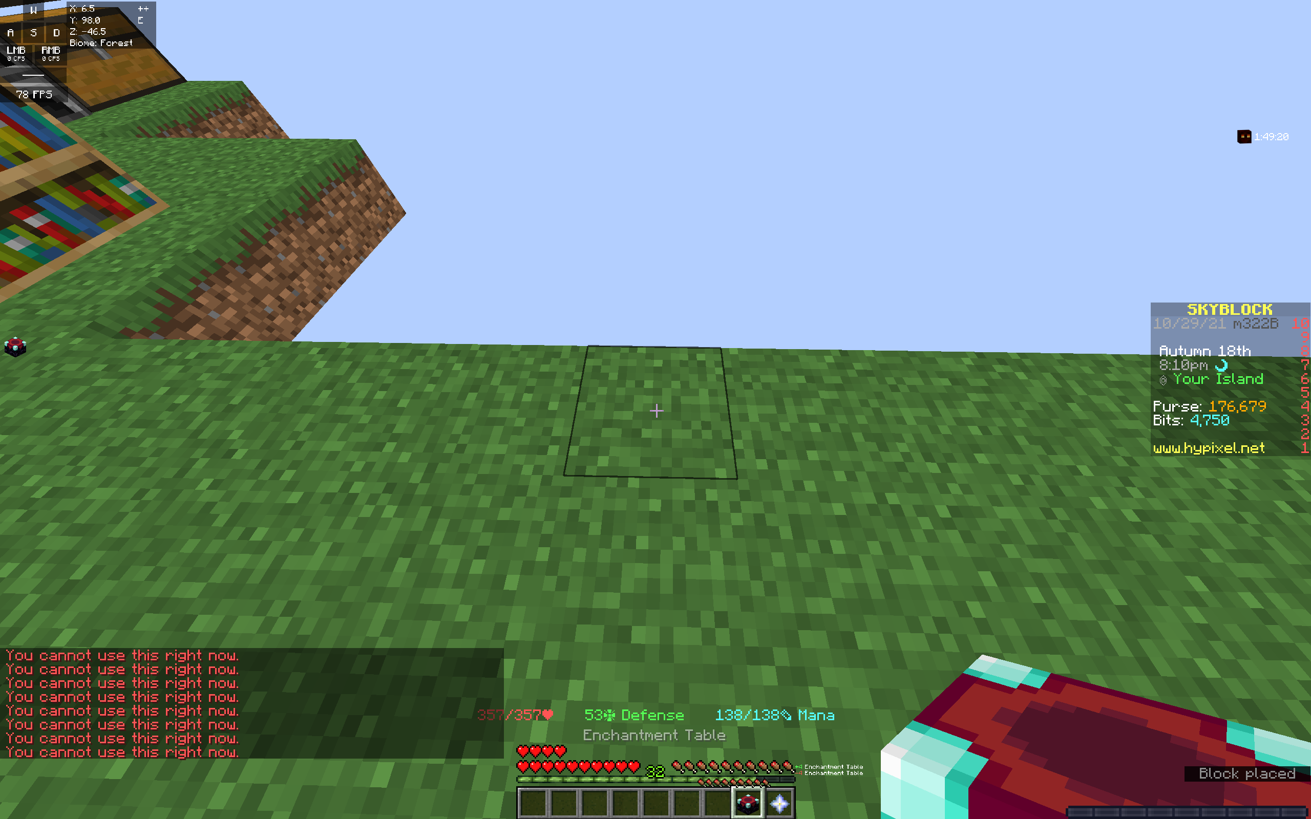 Why do enchantment tables not work on private islands? Hypixel Forums