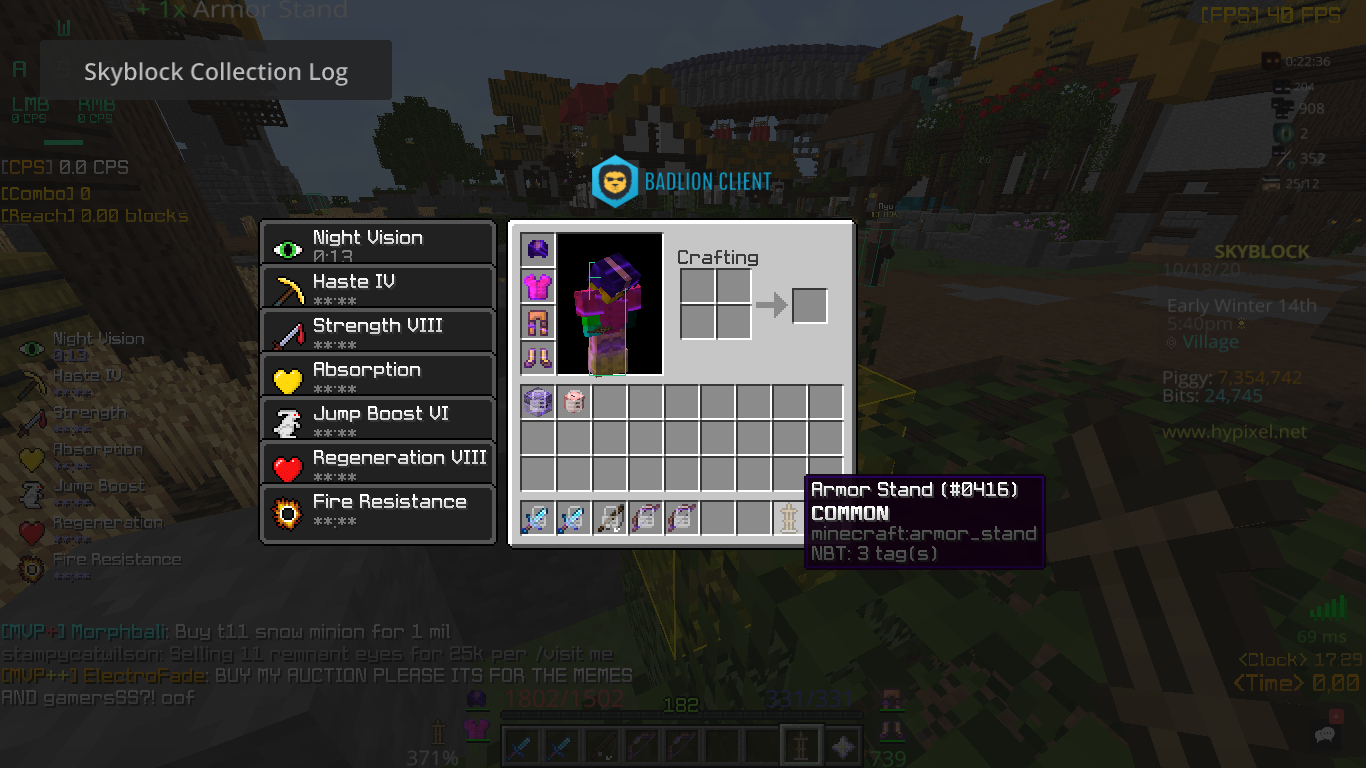 Armor Stand Hypixel Forums