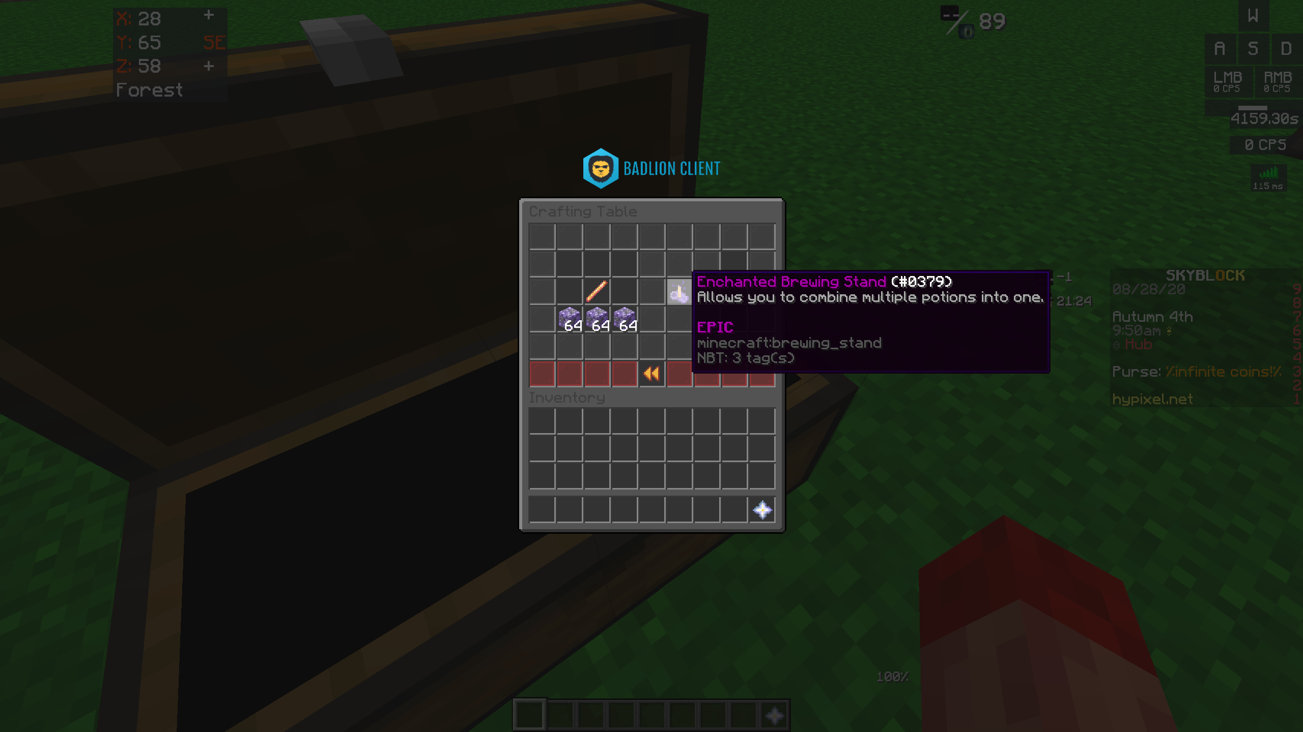 [IDEA] Enchanted Brewing Stand Hypixel Forums