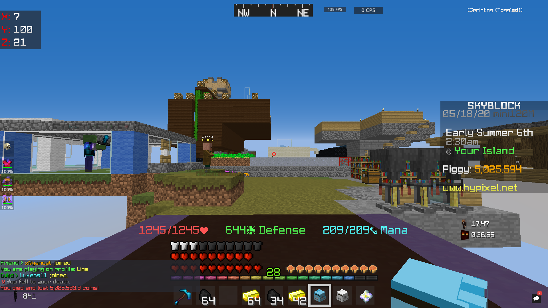 WHY DONT PIGGY BANKS WORK CCCCDC Hypixel Minecraft Server and Maps